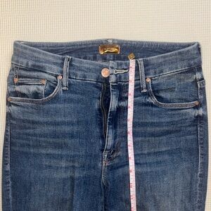 MOTHER High Rise Blue Jeans